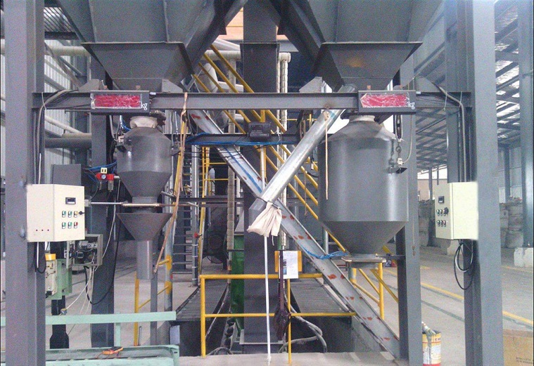 水泥立磨石膏秤自動(dòng)配料稱重系統(tǒng)